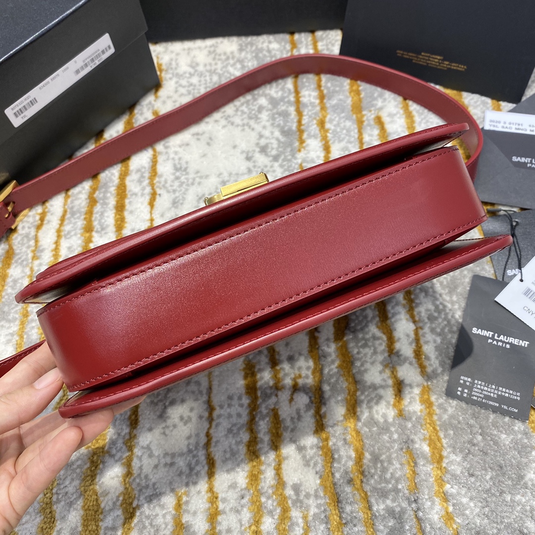 【￥1620】SOLFERINO BOX 专柜最新色【红色】内里三层风琴隔 23x16x6cm